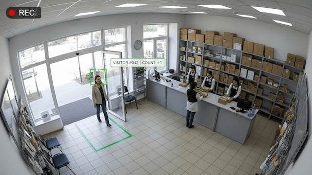 Установка камер в пункте выдачи